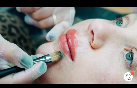 Fixing Uneven Lip Tattoos with Corrector Pigments