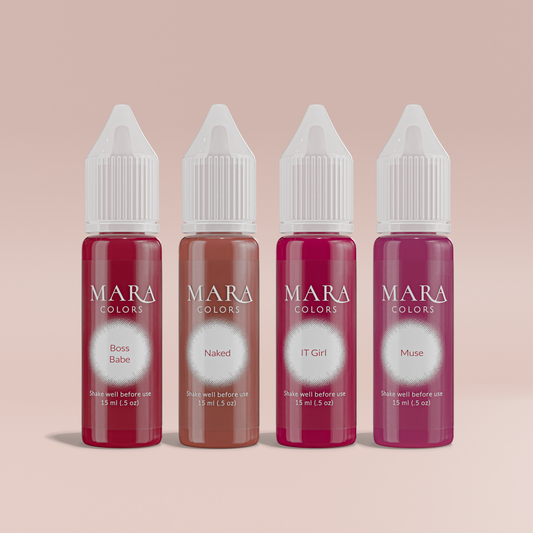 NUDE Lip Blush Pigment Collection – Professional Permanent Makeup Pigments for Natural & Makeup-Inspired Looks