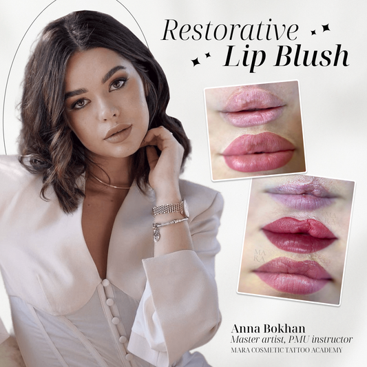 Restorative Lip Blush Course. Cleft Lips & Scars.