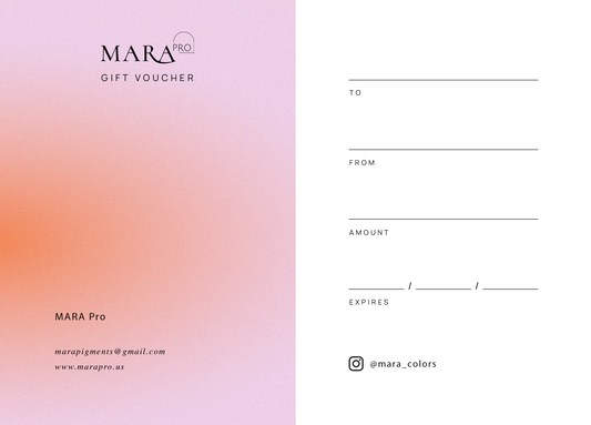 Gift Certificate - Mara Pro
